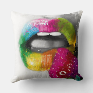 Hot Lips Cushion