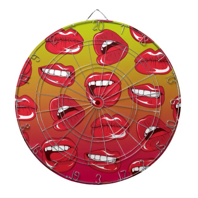 Hot Lips Dartboard (Front)