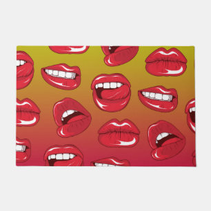 Hot Lips Doormat