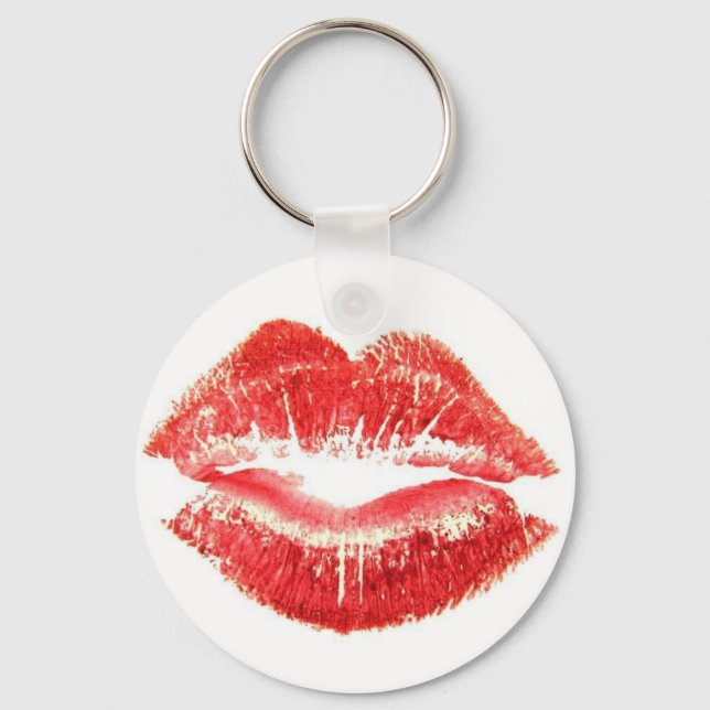 Hot Lips Key Ring (Front)