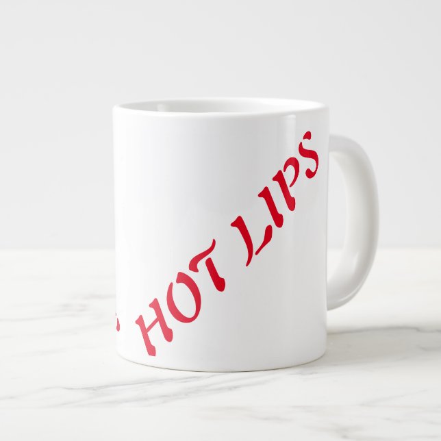 hot lips mug (Front Right)
