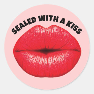 Hot lips, Sealed with a kiss stickers