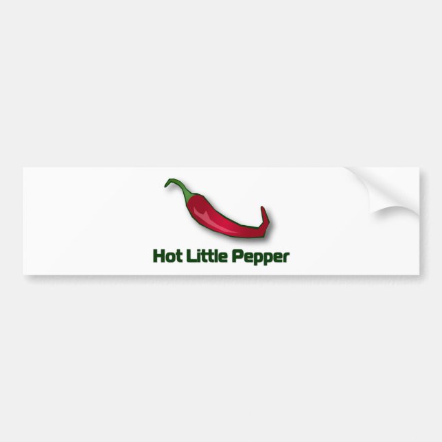 Hot Little Pepper Bumper Sticker (Front)