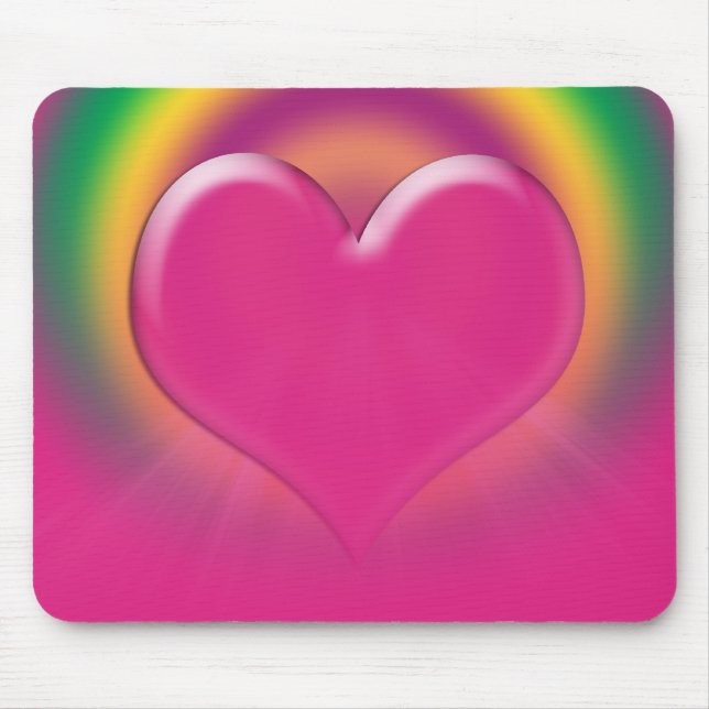Hot Love Mouse Mat (Front)