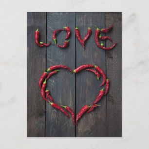 Hot love postcard