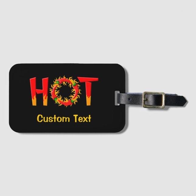 HOT LUGGAGE TAG (Front Horizontal)