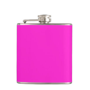 Hot Magenta Cool Coloured Hip Flask