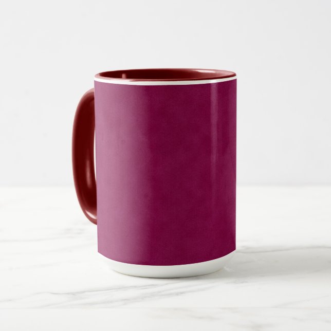 Hot Magenta Denim Texture,   Mug (Front Left)