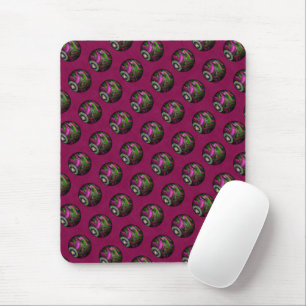 Hot Magenta Lawn Bowls, Mousepad