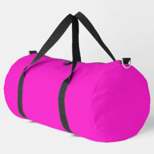Hot Magenta Solid Colour Duffle Bag