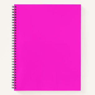 Hot Magenta Solid Colour Notebook