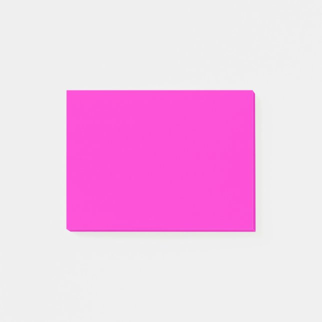 Hot Magenta Solid Colour Post-it Notes (Front)