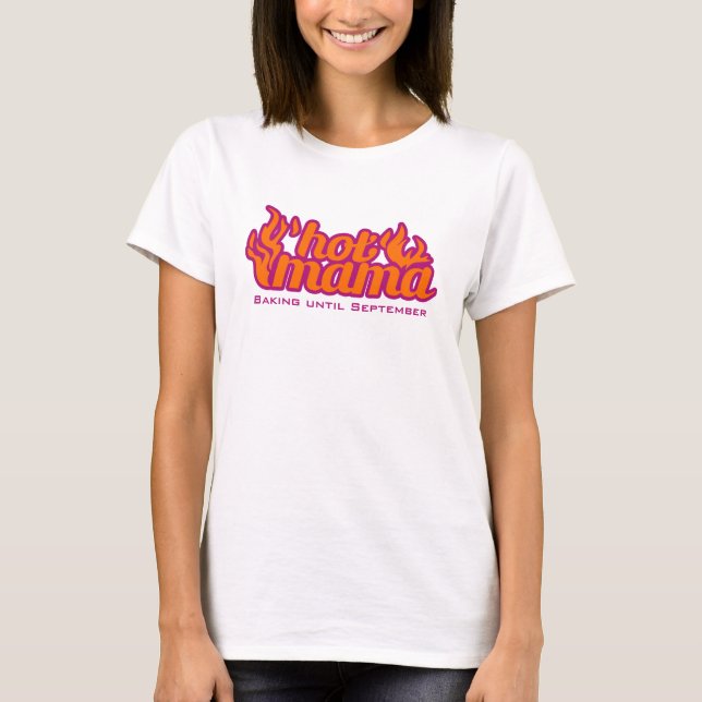 Hot Mama baking maternity tee (Front)