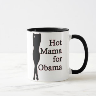 hot mama for obama mug
