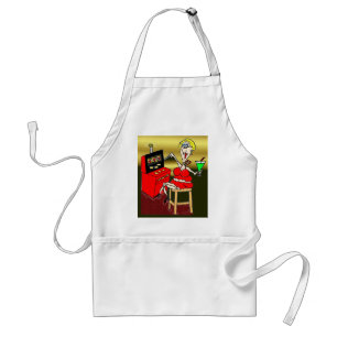 hot mama lucky 7's slot machine martini apron