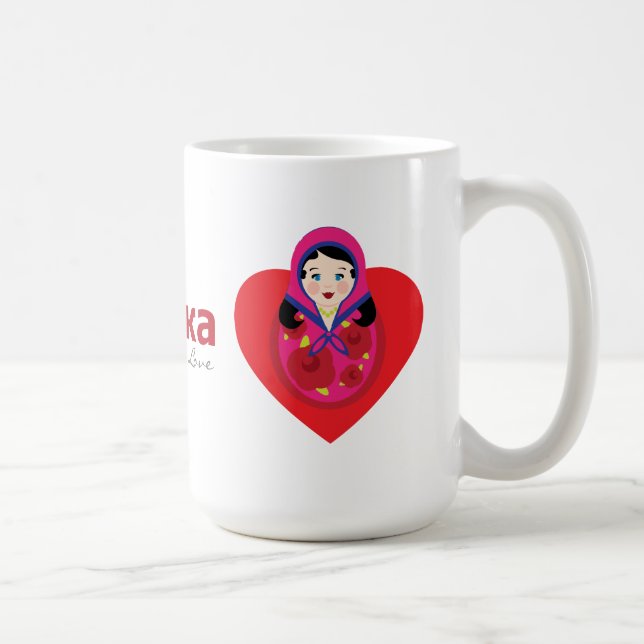 Hot Mama Russian Adoption Gift Coffee Mug (Right)