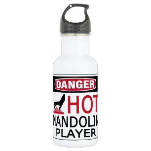 Hot Mandolin Player 532 Ml Water Bottle