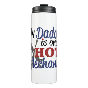 Hot Mechanic Dad Thermal Tumbler