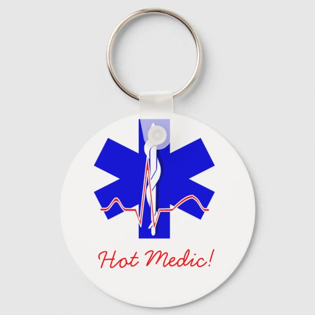 Hot Medic! Key Ring (Front)