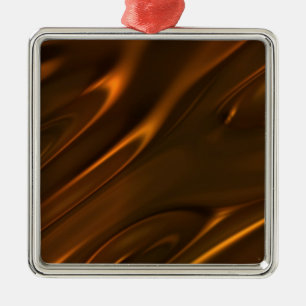 Hot Melted Liquid Chocolate Textured Metal Tree Decoration