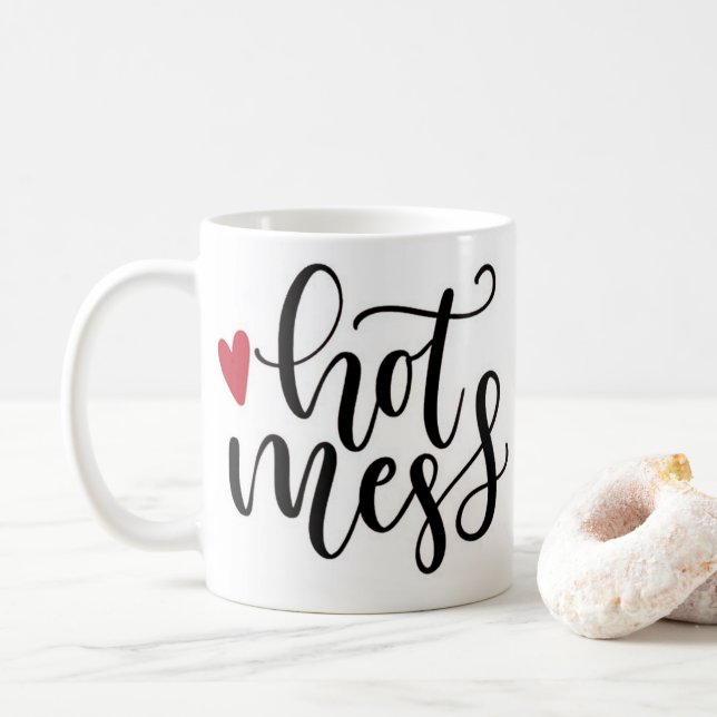 Hot Mess Coffee Mug (With Donut)