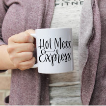 Hot Mess Express | Hand Lettered Mug