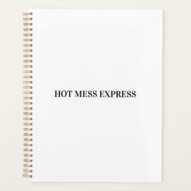 HOT MESS EXPRESS PLANNER (Front)