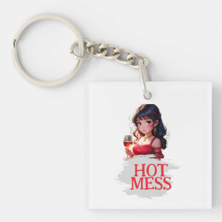 HOT MESS KEY RING