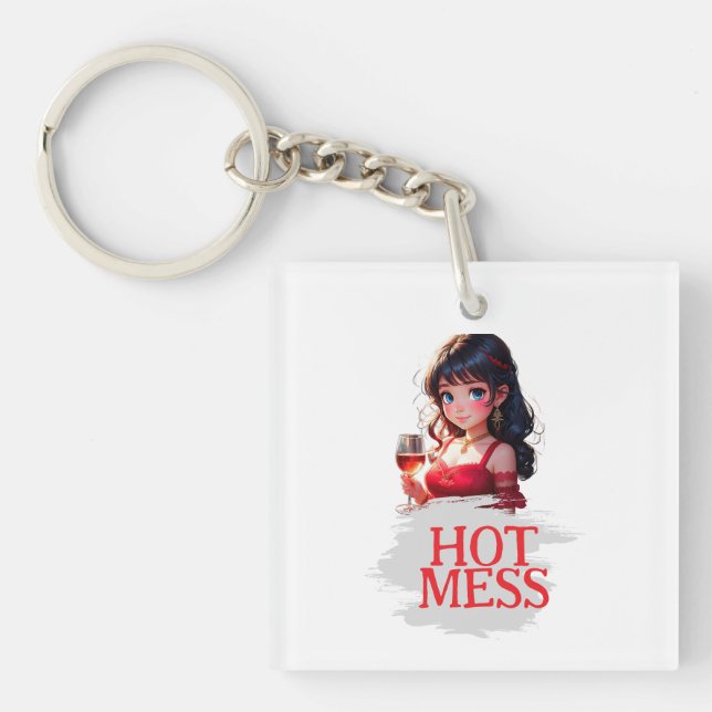 HOT MESS KEY RING (Front)
