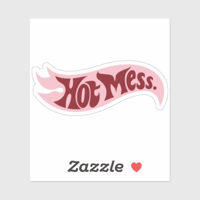 Hot Mess Mug Funny Gift for Her Sarcastic Quote (Sheet)