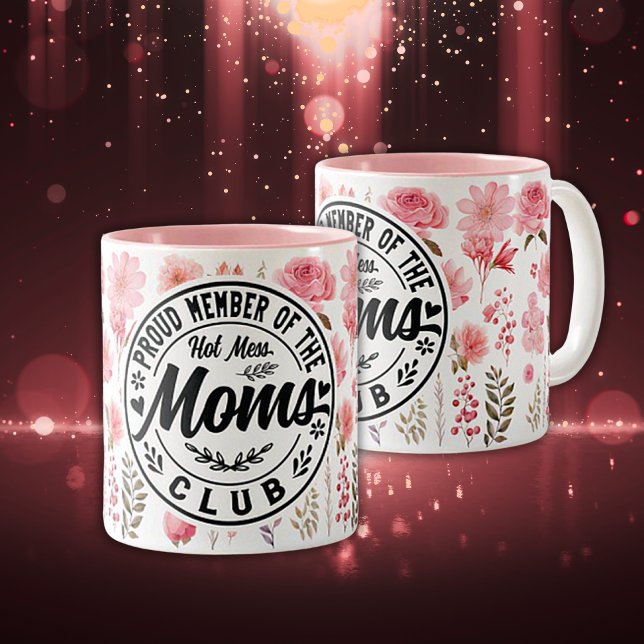 'Hot Mess Mum's Club' Mother's Day Mug (Creator Uploaded)