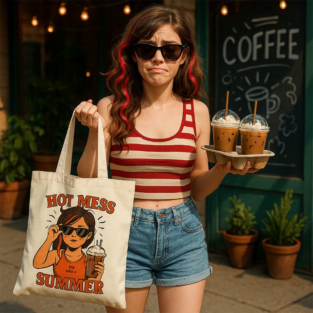 Hot Mess Summer – Indie Vibes Tote Bag (Creator Uploaded)