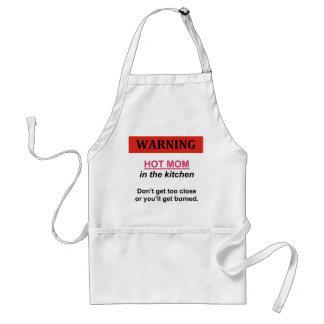 HOT MOM in the Kitchen Standard Apron