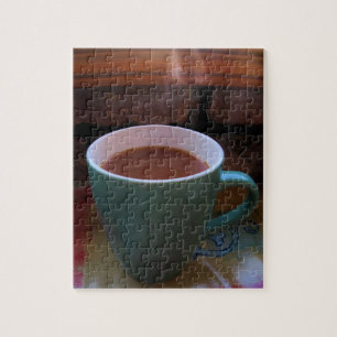 Hot Morning Coffee - 8x10 - 110 pieces Jigsaw Puzzle