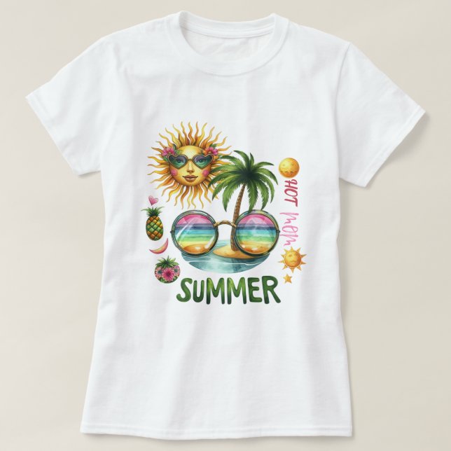 Hot mum T-Shirt (Design Front)