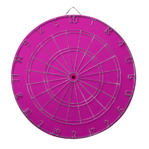 Hot Neon Pink Dart Board
