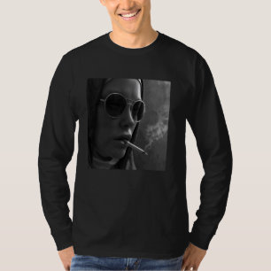 Hot nun smokes cigarette, rebellious none T-Shirt