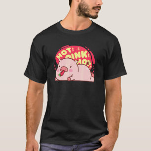 Hot Oink Hot Pig Eating Pepper Cute Food T-Shirt