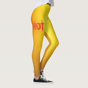Hot Orange. Leggings