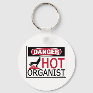 Hot Organist Key Ring