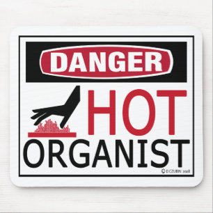 Hot Organist Mouse Mat
