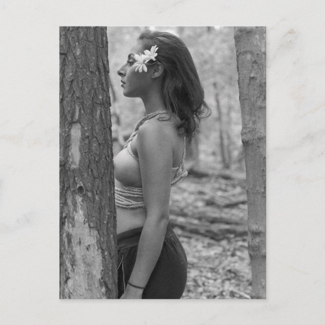 Hot Outdoor Model  photo postcard (Front)