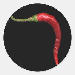 hot pepper classic round sticker