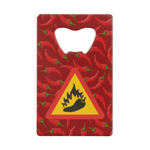 Hot pepper danger sign