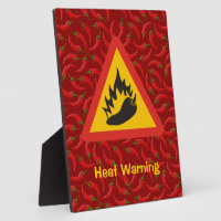 Hot pepper danger sign