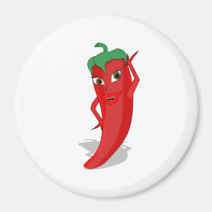 Hot Pepper Diva Magnet