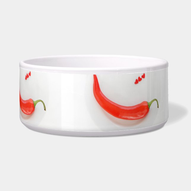 Hot pepper Hearts white red  (Front)