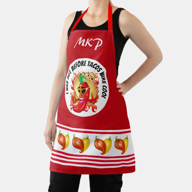 Hot Pepper Humour Apron (Insitu)