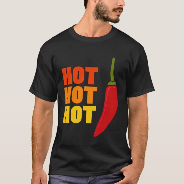 Hot Pepper Red Jalapeno Spicy T-Shirt (Front)