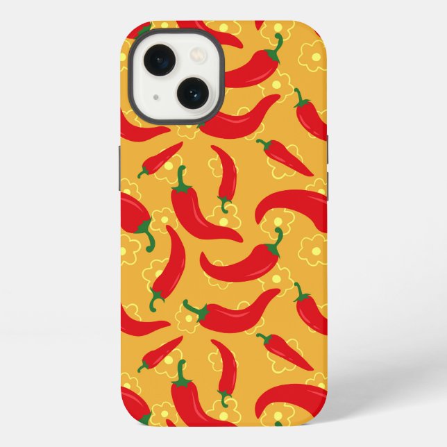 Hot Peppers iPhone Case (Back)